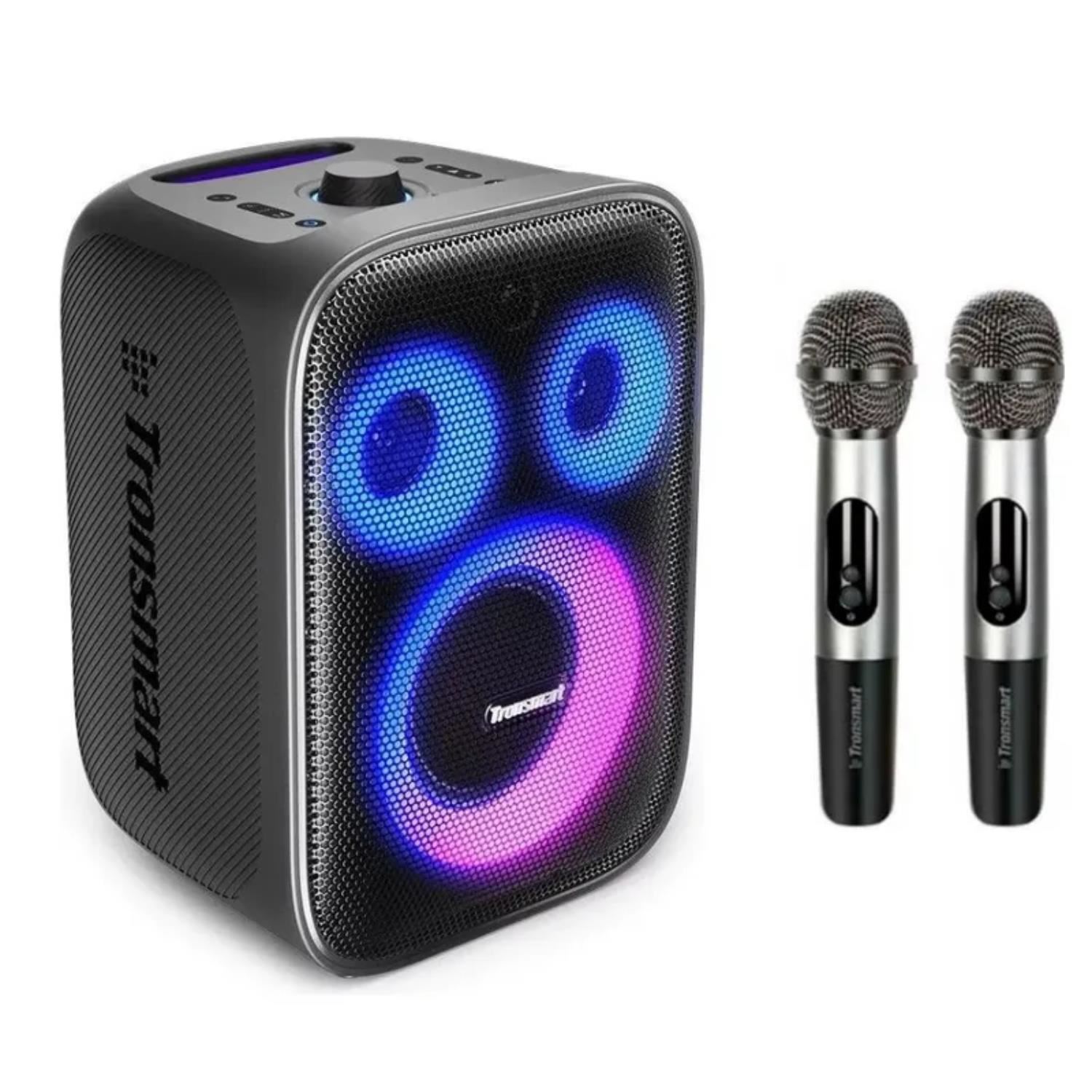 PARLANTE TRONSMART HALO 200 ALTAVOZ PARA FIESTAS KARAOKE + MICROFONOS